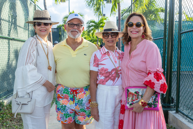 María Amalia León, Eduardo Grullón, Haydée Rainieri y Rosanna Rivera