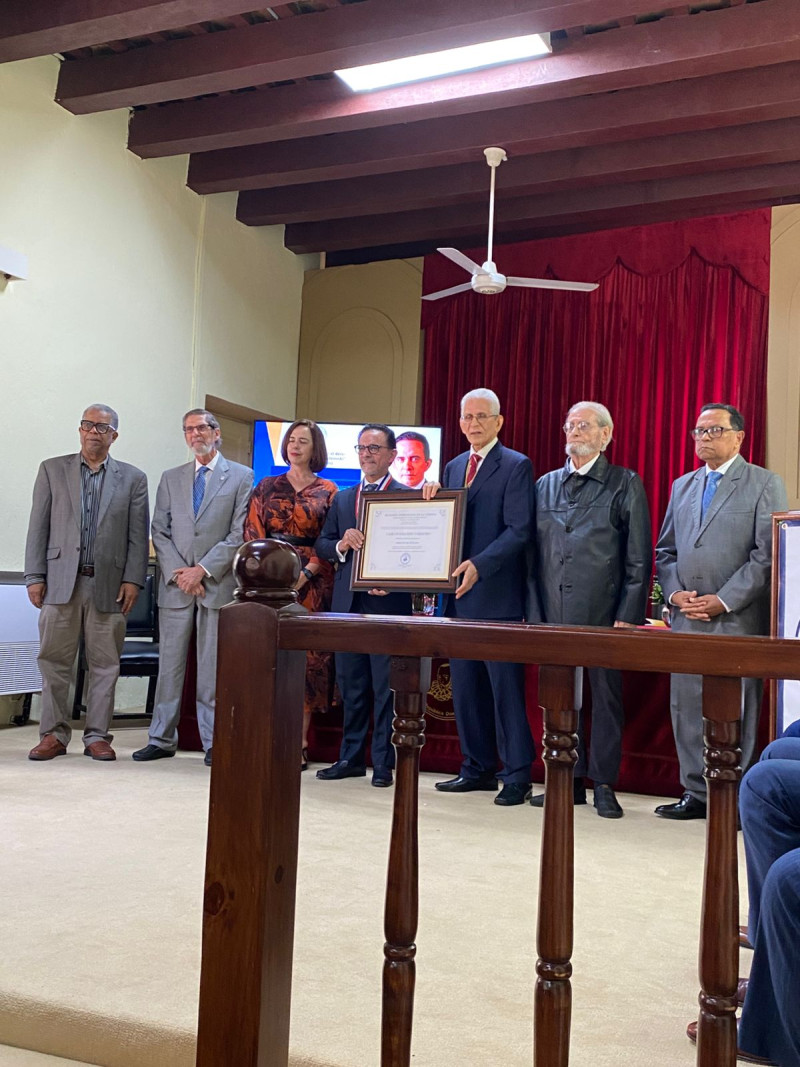 Ingreso formal del jurista Carlos Salcedo Camacho en la Academia Dominicana de la Lengu