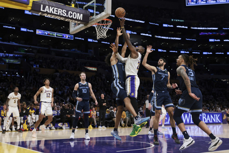 El alero de Los Angeles Lakers, LeBron James