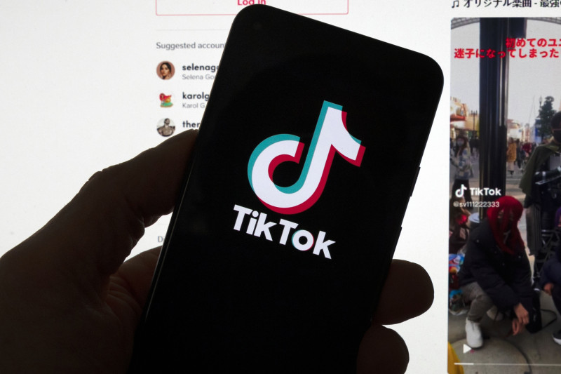 El logo de TikTok