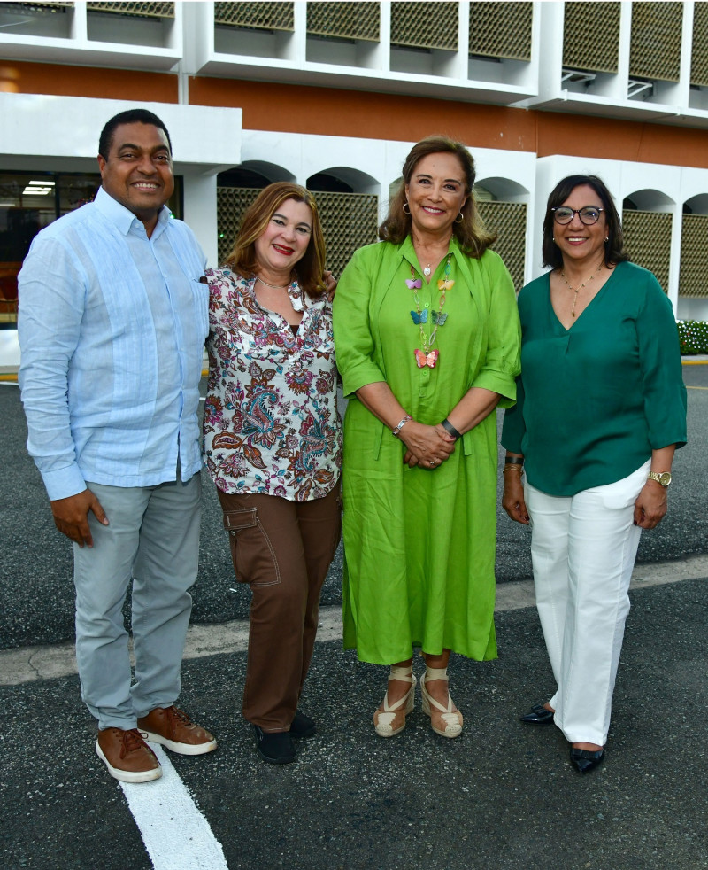 José Monegro, Sayira Gómez, Gema Hidalgo e Ivelisse Pichardo..