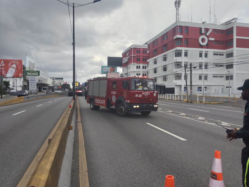 Al lugar se presentaron unidades de los bomberos del Distrito Nacional.