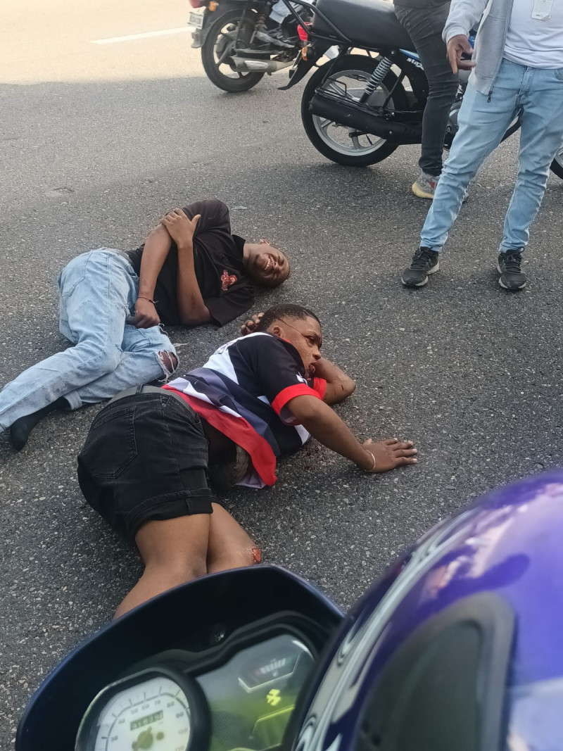 Accidente en avenida Kennedy