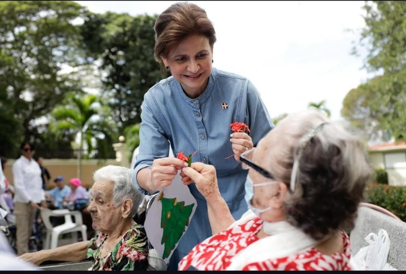 Vicepresidenta Raquel Peña/ Foto externa