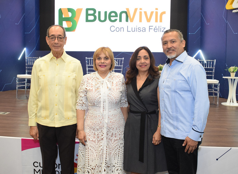 Luis Felipe Aquino, Rommy Grullón, Ina Percival y Ricardo Caballero.