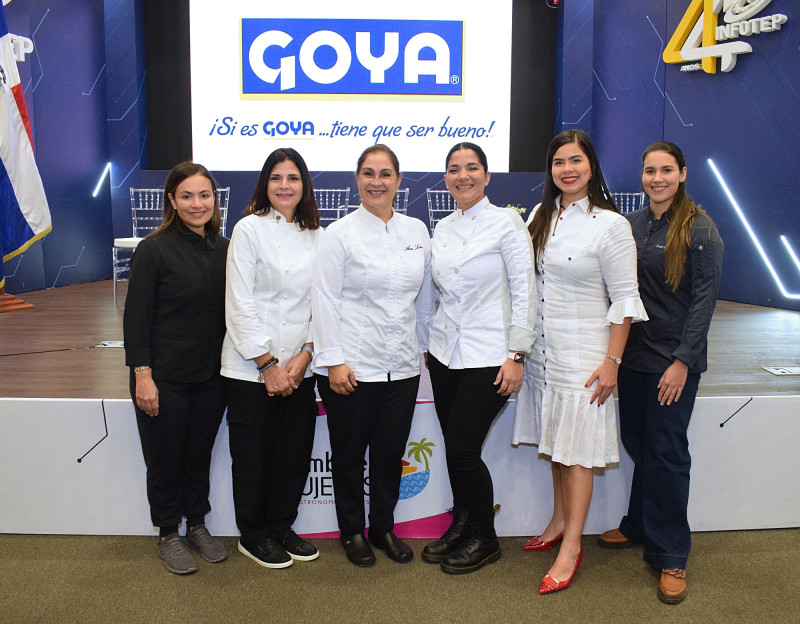 Las chefs Arlen Rivera, Laura Rizek, Ana Lebrón, Noemi Guzmán, Su Heng Lama y Patricia Clavijo.