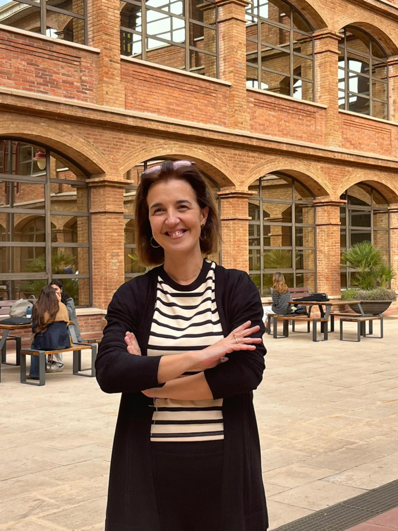 Laura Amado, en la imagen, sostiene que "el acto del agradecimiento no es algo que se hace de manera mecánica, sino que hay que hacerlo de modo consciente". Foto cedida.