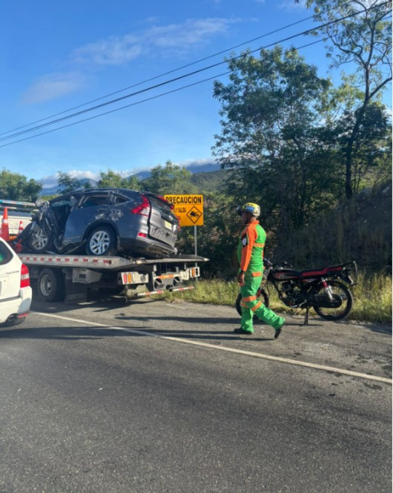 Accidente en carretera Baní - Azua