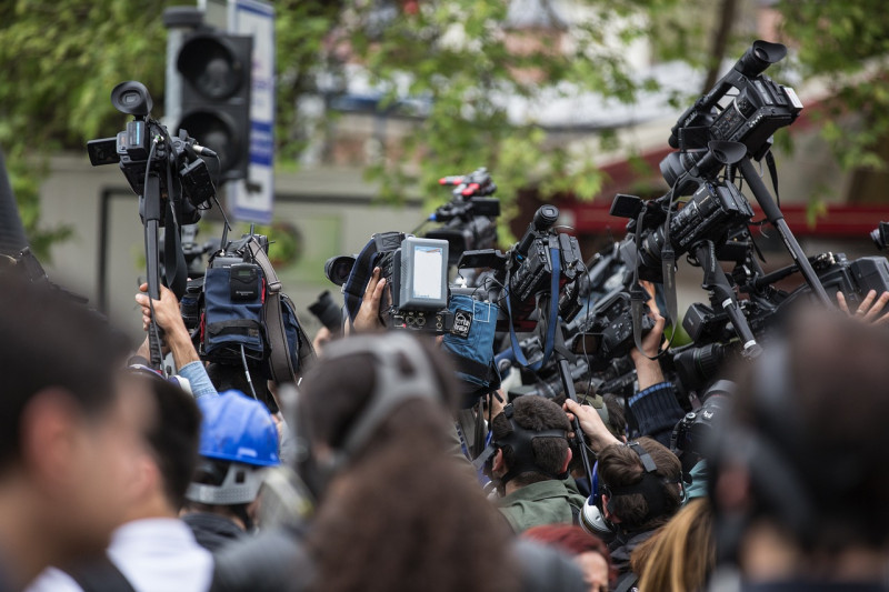 Fotografía ilustrativa de periodistas.