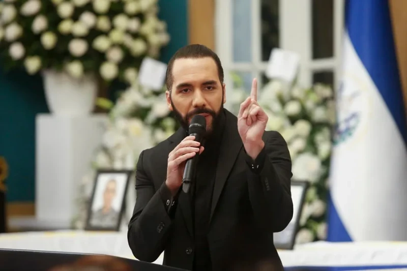 El presidente de El Salvador, Nayib Bukele.