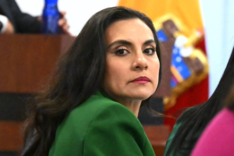 La vicepresidenta de Ecuador, Verónica Abad