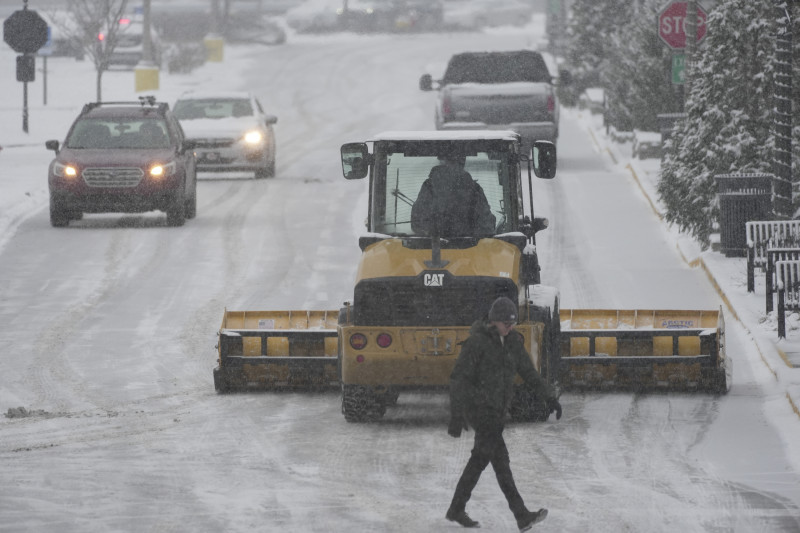 La tormenta invernal en Cincinnati