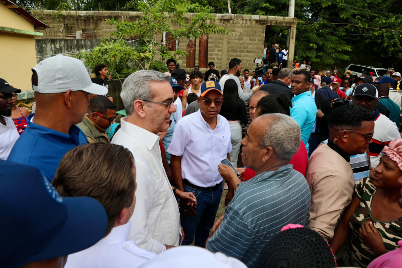 En los días finales de diciembre el presidente Luis Abinader visitó Puerto Plata para observar los daños provocados por las lluvias.