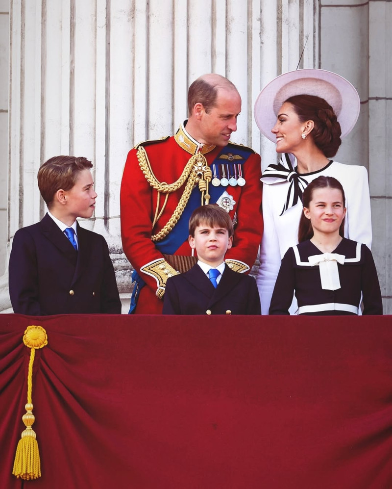 Príncipe William, la princesa Kate y sus hijos