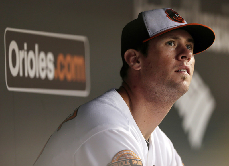 El lanzador abridor de los Orioles de Baltimore, Brian Matusz