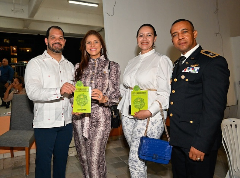 Juan Carlos Gómez, Nikauly de la Mota, Marilin Domínguez y Samuel Peña.