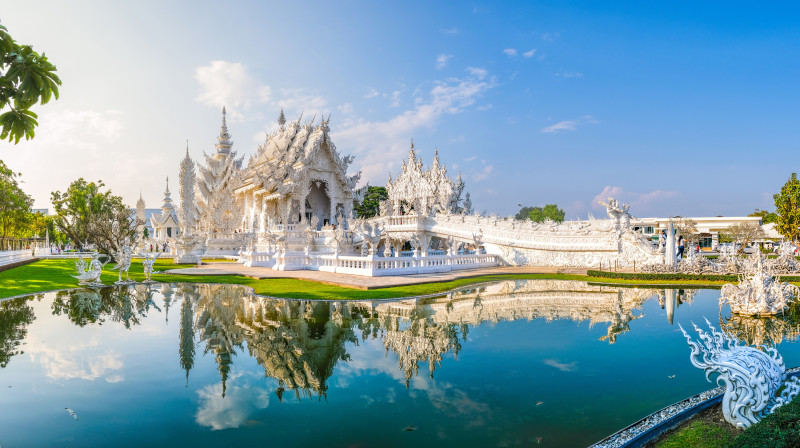 Templo Blanco en Chiang Rai, Tailandia. Foto: Fokke Baarssen-Shutterstock, facilitada por Journalistic.org.