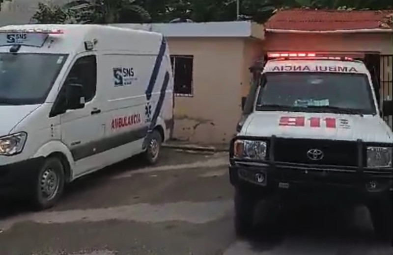 Ambulancias que dieron asistencia en Barahona