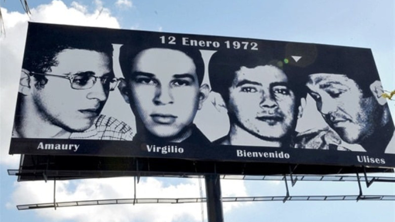 Amaury Germán Aristy (el líder), Virgilio Perdomo Pérez, Bienvenido Leal Prandy (La Chuta), y Ulises Cerón Polanco, los cuatro hombres que se enfrentaron a más de 2,500 soldados.