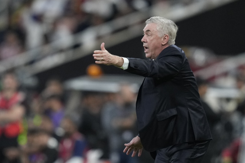 El entrenador del Real Madrid, Carlo Ancelotti