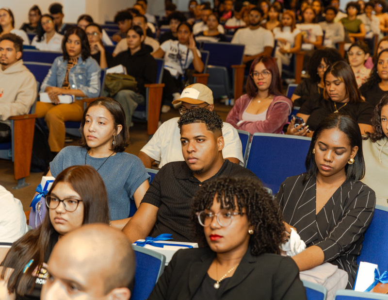 Estudiantes de nuevo ingreso en Unapec