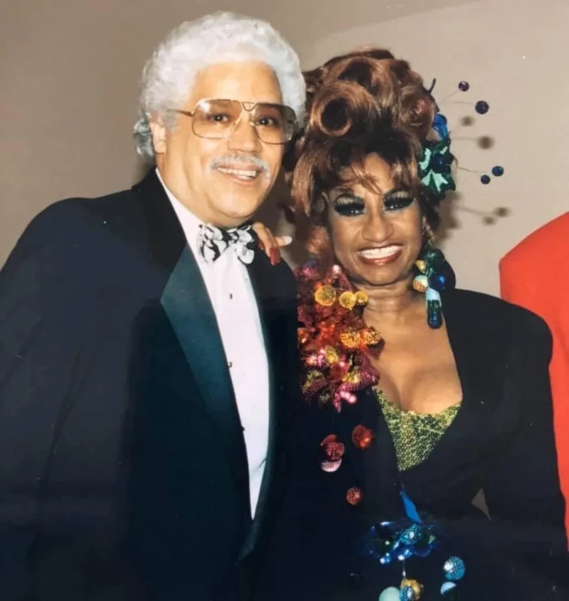 Los fenecidos Johnny Pacheco y Celia Cruz