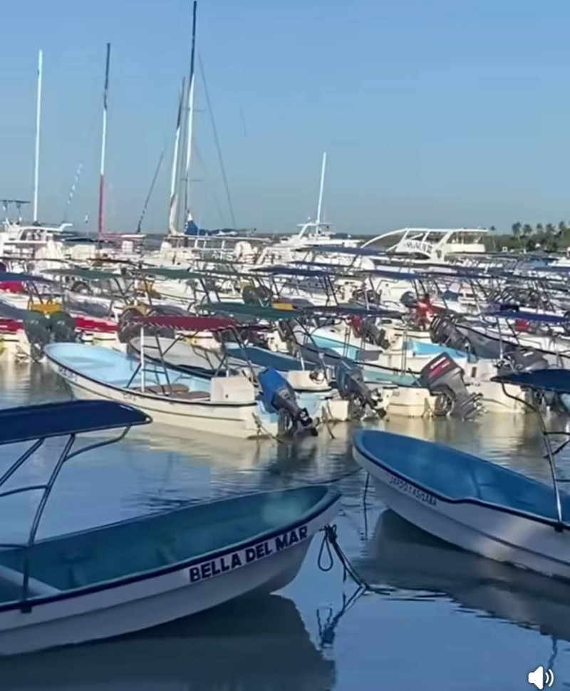 Como parte de las protesta se paralizaron las labores en el muelle local