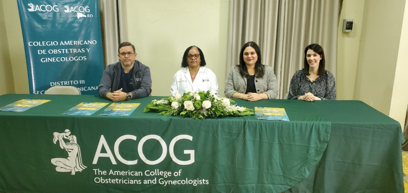 Directivos del Colegio Americano de Obstetricia y Ginecología ofrecen detalles de la Feria de Salud Materna que se realizará este sábado.