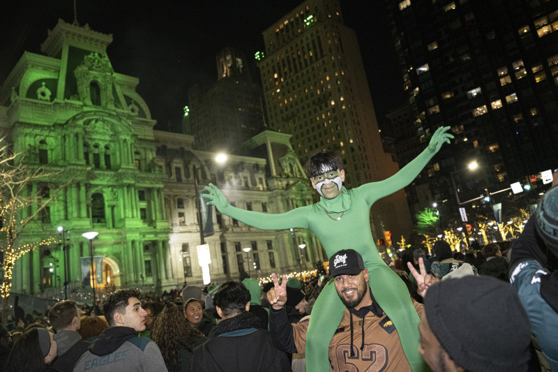 Los fanáticos de los Philadelphia Eagles