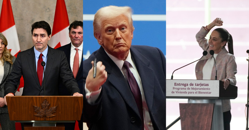 Canadá y México acuerdan trabajar de forma conjunta contra los aranceles de Trump
