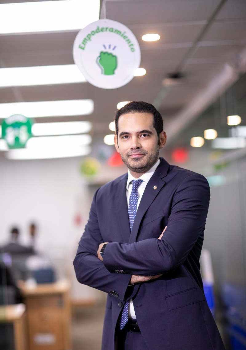 Alberto Mencía, vicepresidente sénior de Segmentos Productos y Banca Seguros del Banco BHD.