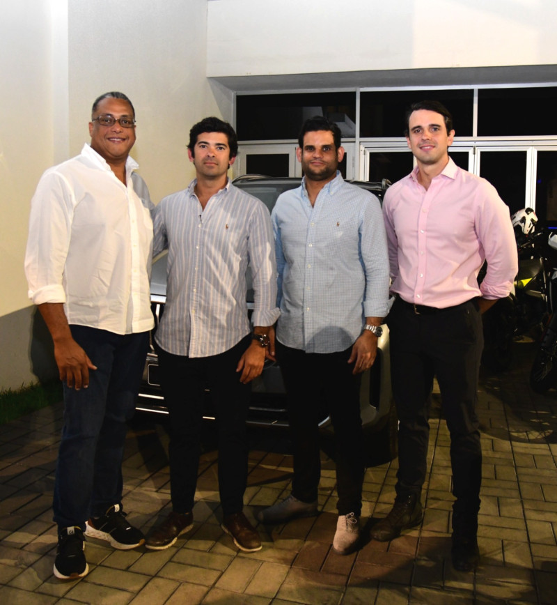 Ariel Gómez, Battesimo Palamara, José Heinsen y Axel Castro