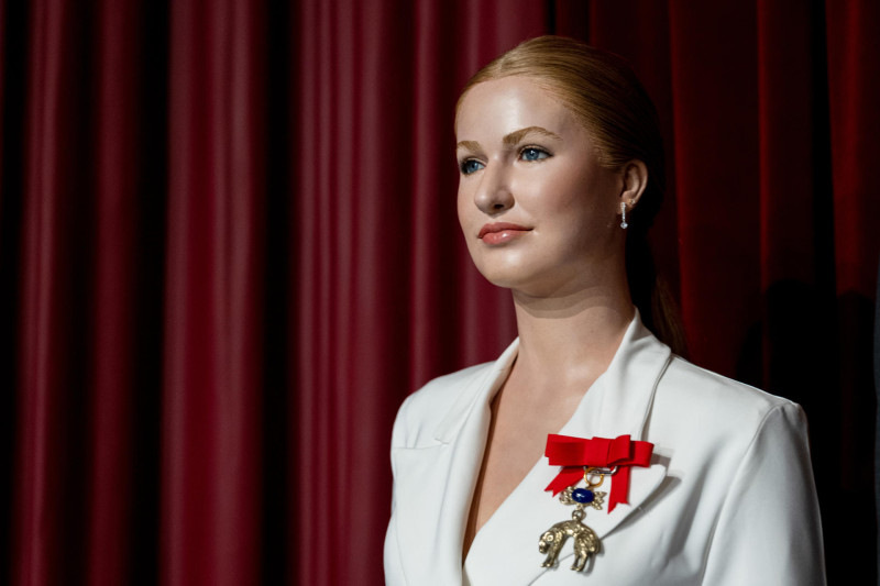 Figura de cera de la princesa Leonor