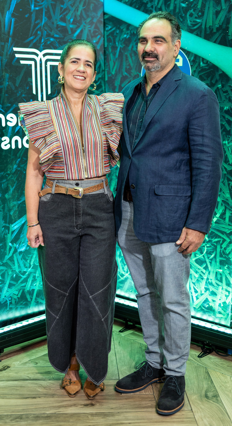 Amarilis Germán y Carlos Cochón.