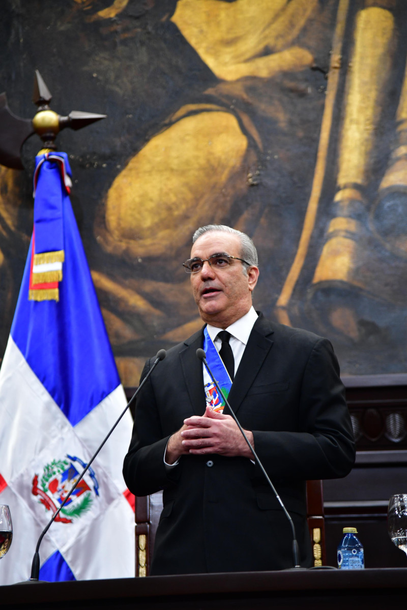 Luis Abinader en la rendición de cuentas del 2025