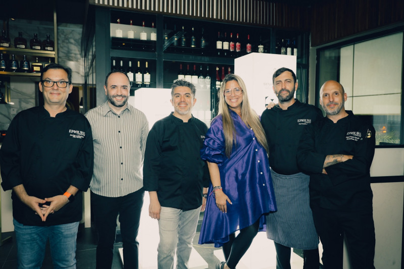 Javier Lobatón, Juan Carlos Lloret, Roberto Ruíz, Sara Ranghi, Rodolfo García y Miguel Rosa Astudillo