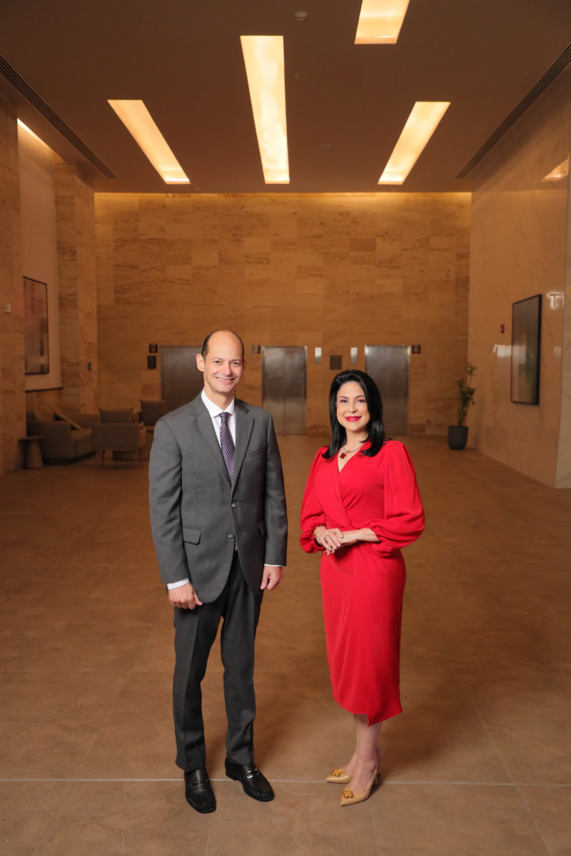 Alejandro Cambiaso y Amelia Reyes Mora, organizadores del evento