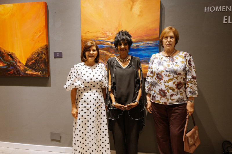 Susy Guzmán, Elsa Núñez y Carmen Heredia.