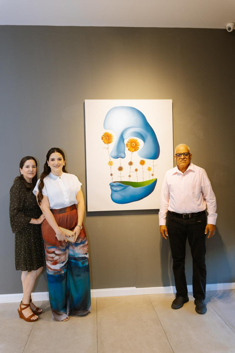 Ramia Taveras, Pamela Polanco y Pedro Polanco