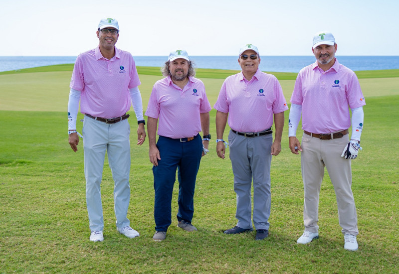 Franklin Díaz, Jorge Polanco, Amaurys Moscoso y Kelvin Santiago.