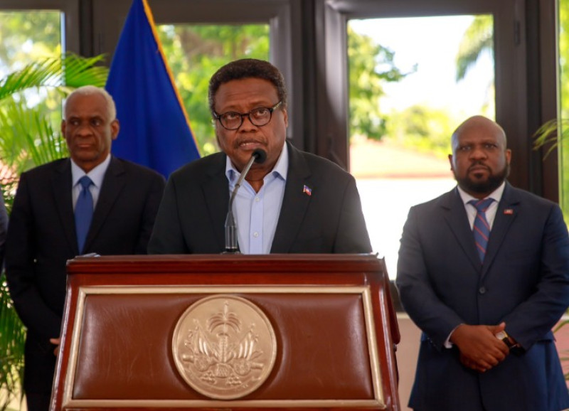 Fritz Alphonse Jean, Presidente del Consejo Presidencial de Transición Haitiana.