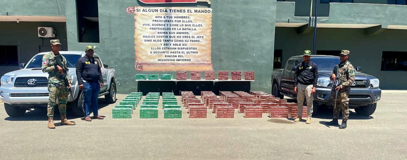 Cargamento de cigarrillos decomisado