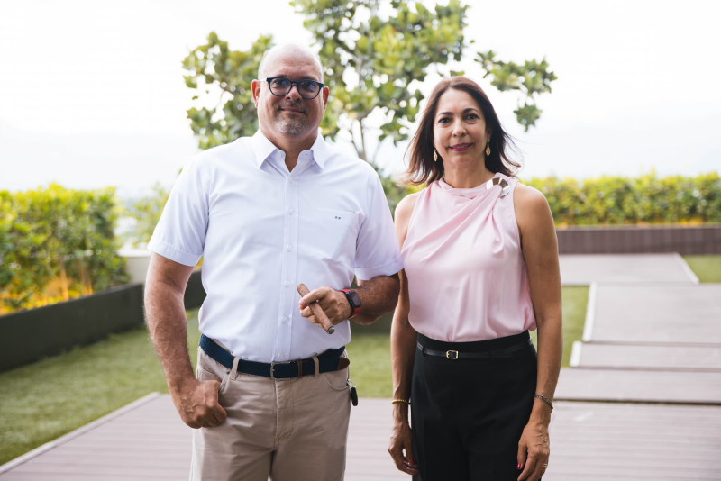 Francisco Pichardo y Josefina Pichardo.