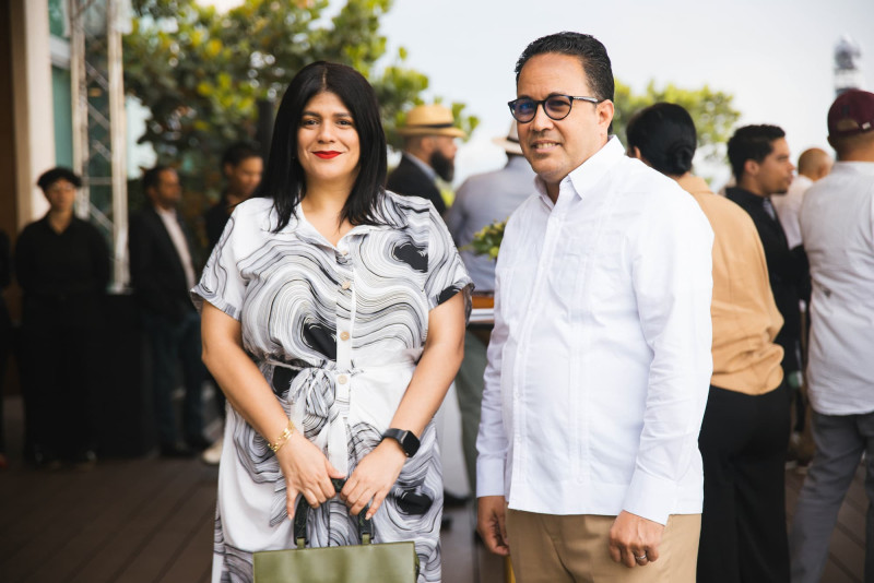 Omaira Peralta y César Núñez.