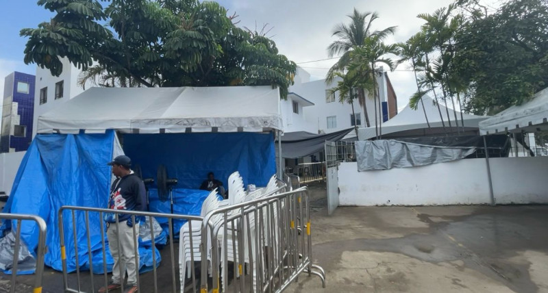 Instituto Nacional de Patología Forense en la zona universitaria dónde realizaron 225 autopsias a víctimas de la tragedia del Jet Set.