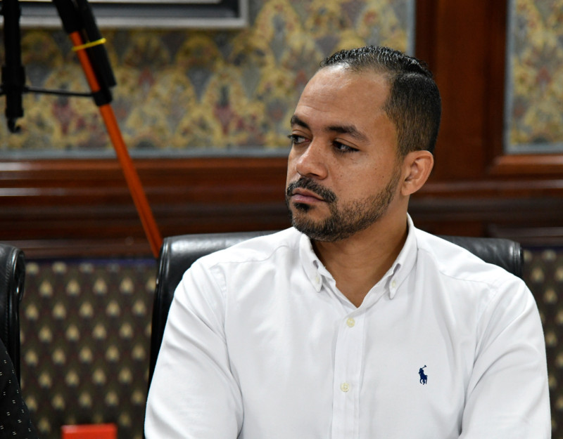 Greghory Bidó, odontólogo forense con 5 años de servicio.