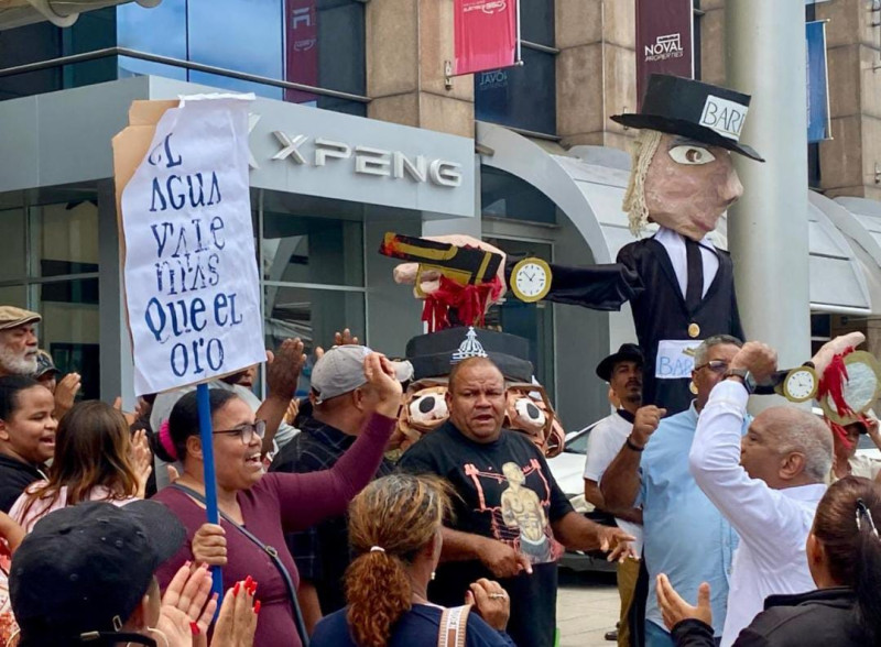 Protesta contra Barrick Gold