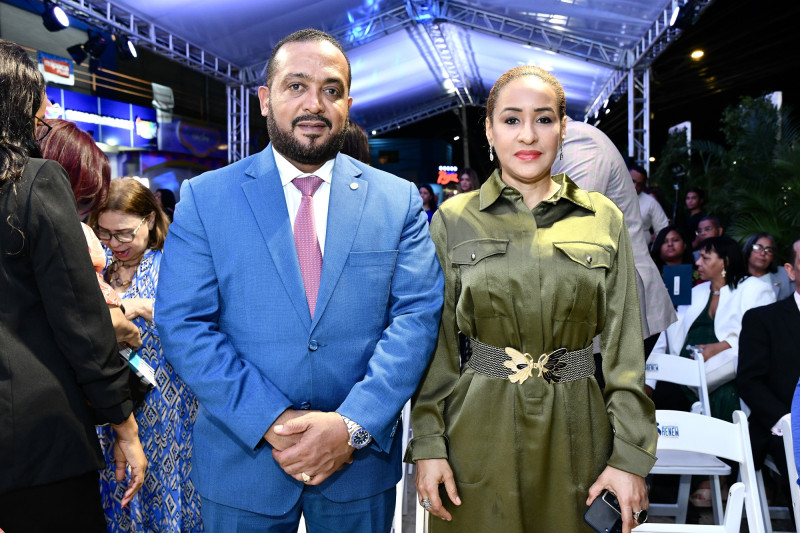 Moisés Ferrer y Dilcia González.