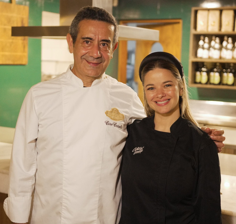 Ciro Casola y Catherine Lemoine.