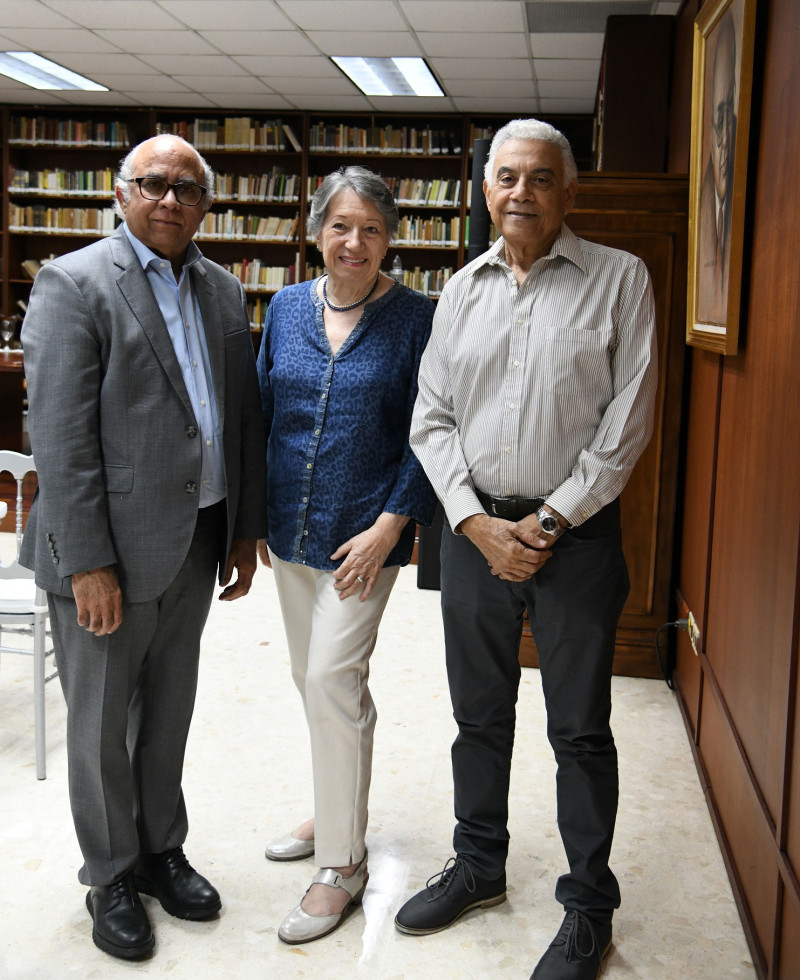 Daniel Beltré, Evelyn de Mieses y Ramón Constanza.